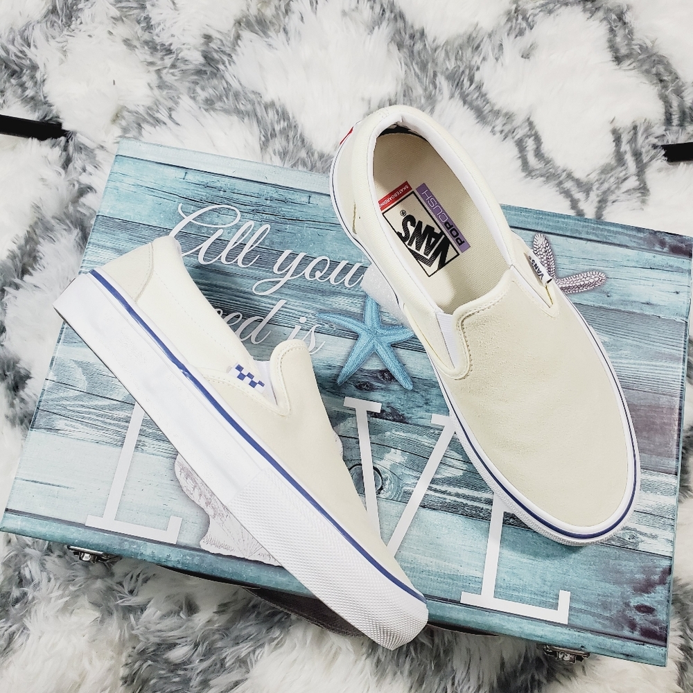 Vans Off White Skate Slip-On - Picture 5 of 12